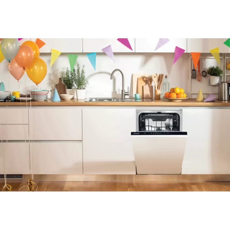 Gorenje GV 520 E 10 EB, täielikult sisseehitatud, 11 lauakatet