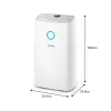 Philips 3000 seeria DE3306/11 õhukuivati 4 L 51 dB valge, helehall