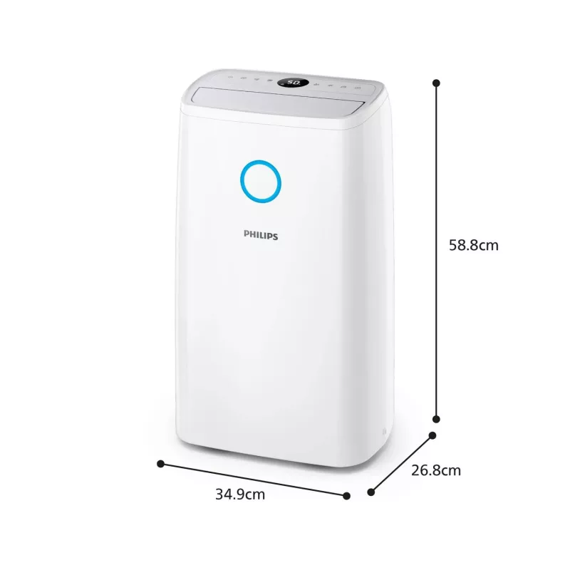 Philips 3000 seeria DE3306/11 õhukuivati 4 L 51 dB valge, helehall