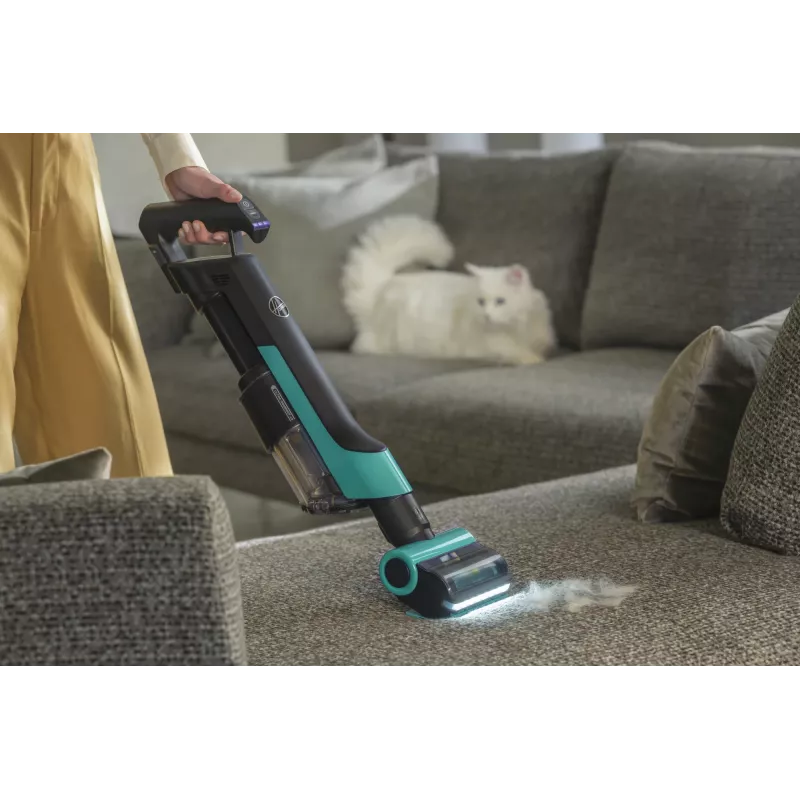Hoover HF210P 011 2-in-1 pulkpuhastaja Aku Kuiv EPA Kotita 165 W Türkiis