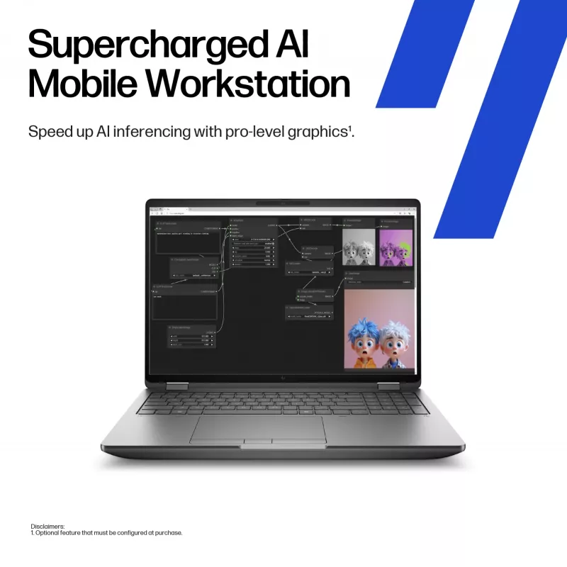 Sülearvuti HP ZBG1i16 U9 285HX 16 64GB 1T PC Nordics