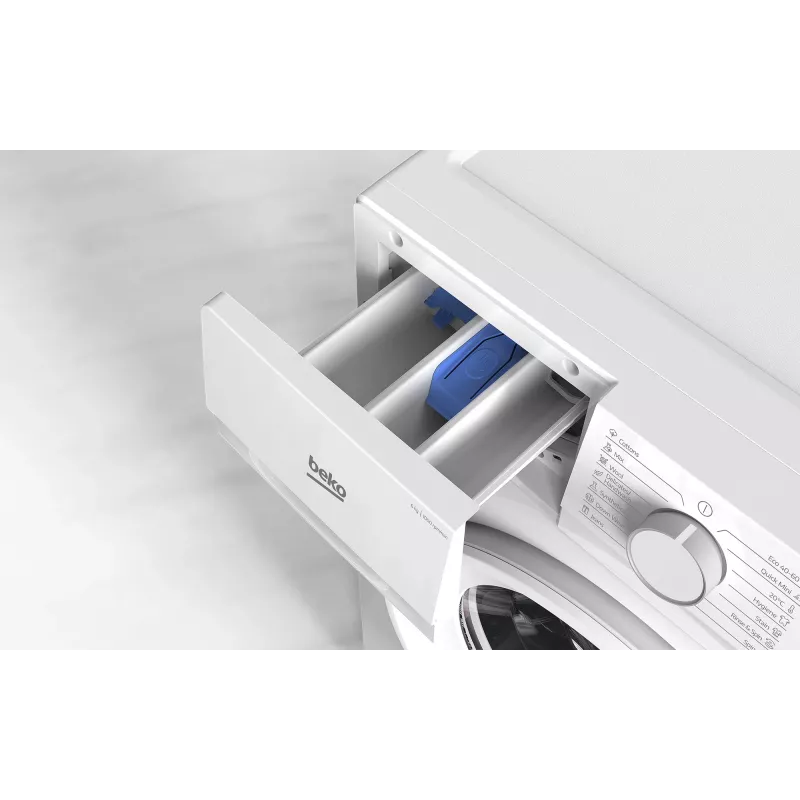 Beko B1WFK2604WEE pesumasin eestlaetav 6 kg 1000 p/min valge
