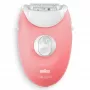 Braun Silk-épil 3 3-176 epilaator 3 lisaseadmega, Roosa, Valge, 20 pintsetti, Raseerimine, AC, 100–240 V, 50–60 Hz