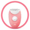 Braun Silk-épil 3 3-176 epilaator 3 lisaseadmega, Roosa, Valge, 20 pintsetti, Raseerimine, AC, 100–240 V, 50–60 Hz