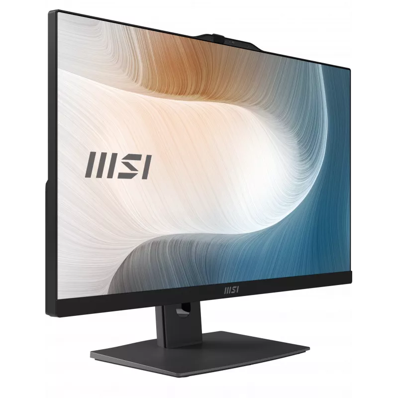 MSI Modern AM242P 1M-1223EU kõik-ühes arvuti/tööjaam Intel Core 5 120U 60,5 cm (23,8 tolli) 1920 x 1080 pikslit 8 GB DDR5-SDRAM 512 GB SSD Windows 11 Pro Wi-Fi 6E (802.11ax) Must