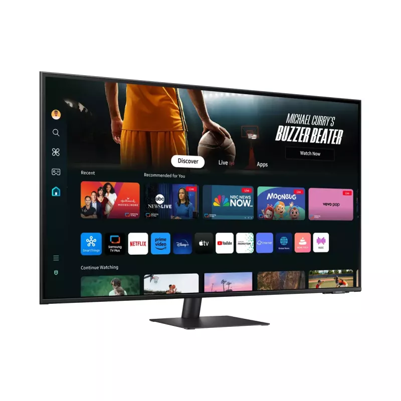 Samsung M70D arvutimonitor 109,2 cm (43 tolli) 3840 x 2160 pikslit 4K Ultra HD LCD must