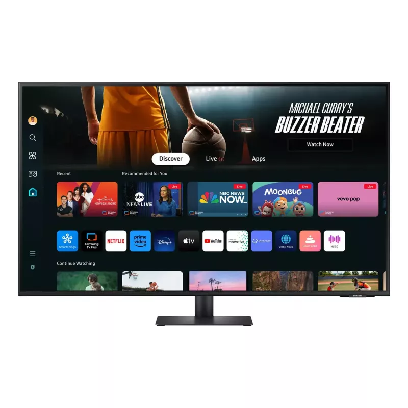 Samsung M70D arvutimonitor 109,2 cm (43 tolli) 3840 x 2160 pikslit 4K Ultra HD LCD must