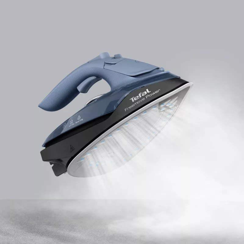 Tefal Freemove Power FV6675E0 triikraud Kuiv- ja aurutriikraud Keraamiline tald 2600 W Must, Sinine