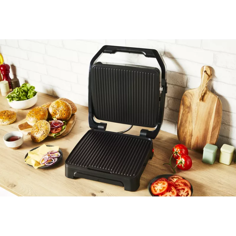 Kontaktgrill Tefal Inicio Adjust GC272D10 mittenakkuvate plaatide ja reguleeritava temperatuuriga