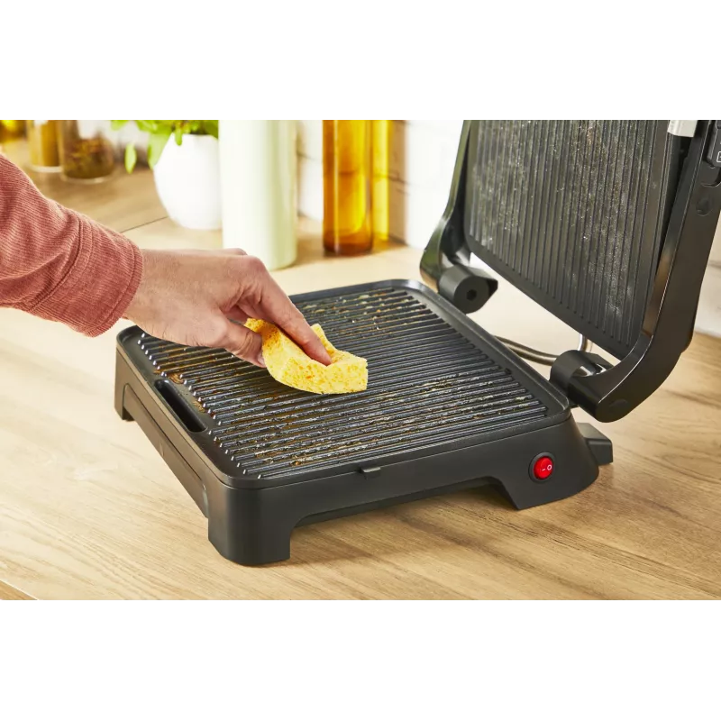 Kontaktgrill Tefal Inicio Adjust GC272D10 mittenakkuvate plaatide ja reguleeritava temperatuuriga