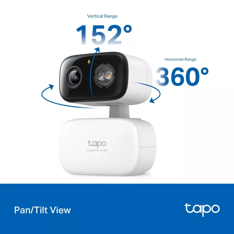 TP-Link Tapo C216 Box IP turvakaamera Siseruumides 2304 x 1296 pikslit Lagi/Sein/Laud
