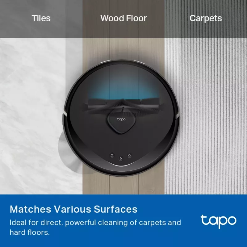 TP-Link Tapo robotolmuimeja vahetuskomplekt, Tarvikukomplekt, Robotolmuimeja, Must, Valge, Tapo RV30 Max Plus, Tapo RV30 Max, Tapo RV20 Max Plus, Tapo RV20 Max, Ripppakk, 183 mm