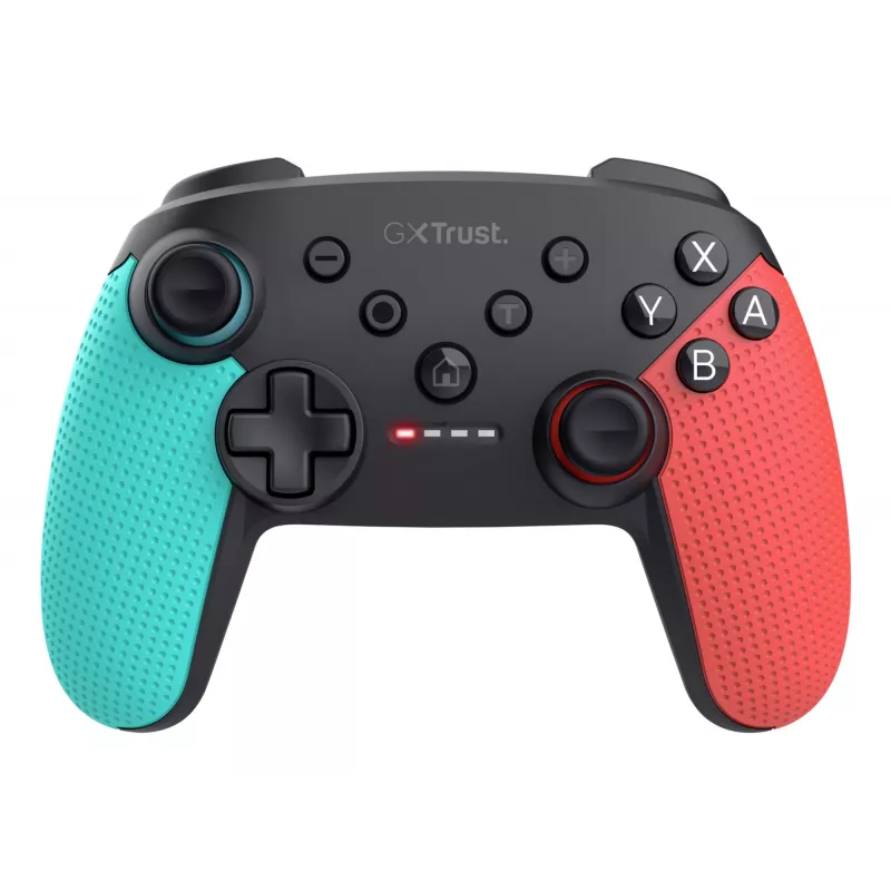 Trust GXT 1246B Muta must, sinine, punane Bluetooth-mängupult Nintendo Switch, Nintendo Switch Lite