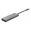 USB USB-C-jaotur TRUST 26062 — HDMI + USB 3.2 Gen 1 Type-A ja USB-C, hall, 5 porti