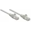 Intellinet võrguparanduskaabel, Cat5e, 20 m, hall, CCA, U/UTP, PVC, RJ45, kullatud kontaktid, takerdumisvaba, kaitsvaotsikuga, eluaegne garantii