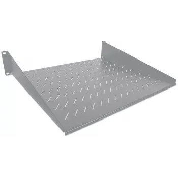 Intellinet 19-tolline konsoolriiul, 2U, 2-punktiline esikinnitus, 250 mm sügavus, max 25 kg, hall, kolmeaastane garantii