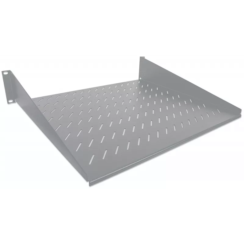 Intellinet 19-tolline konsoolriiul, 2U, 2-punktiline esikinnitus, 250 mm sügavus, max 25 kg, hall, kolmeaastane garantii