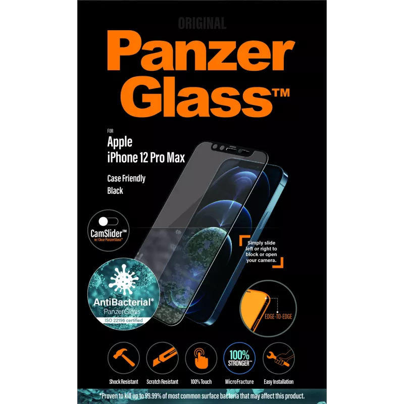 PanzerGlass ® CamSlider® Ekraanikaitse iPhone 12 Pro Max | Servast-servani
