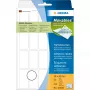 Mitmeotstarbelised sildid HERMA 10609 19x40 mm valged Movables eemaldatavad paberist 640 tk