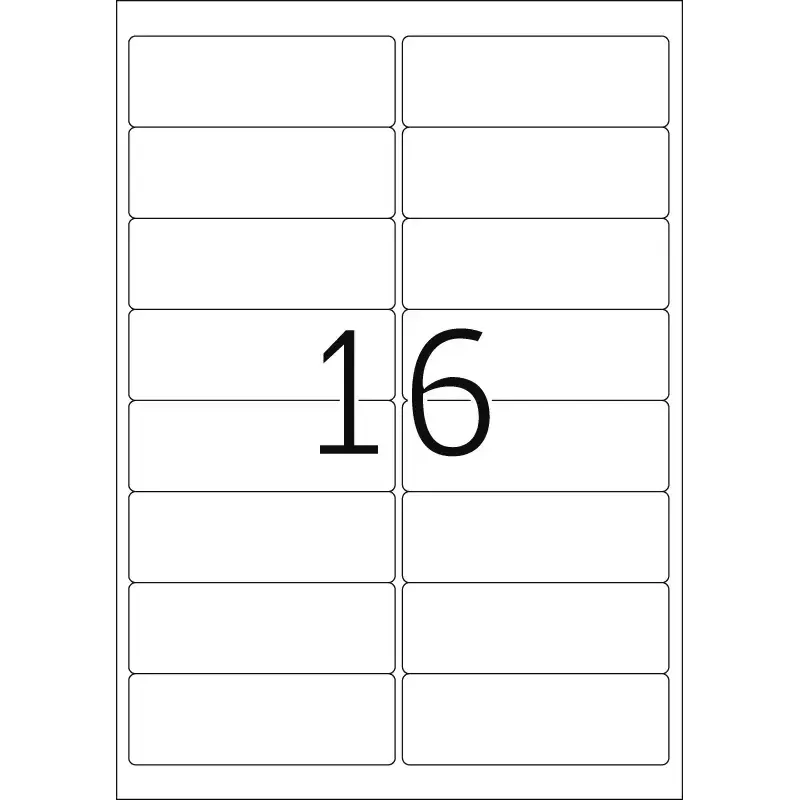 Aadressisildid isekleepuvad HERMA Premium A4 99,1x33,8 mm 1600 tk