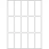 Mitmeotstarbelised sildid HERMA 10610 20x50 mm valged Movables/eemaldatav paber matt