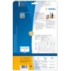 QR-koodi sildid HERMA 9642 A4 40x40 mm ruudukujulised valged paberist