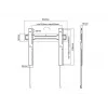 Multibrackets M VESA Wallmount Super õhuke Fixed 400 MAX