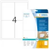 HERMA ümberpaigutatavad aadressisildid, 100 tk, A4, 99,1 x 139 mm