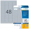 Andmesildi sildid HERMA 4221 A4 45,7x21,2 mm hõbedane