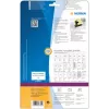 Isekleepuv printerisilt HERMA CD-sildid Maxi A4 Ø 116 mm