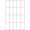 Mitmeotstarbelised sildid HERMA 19x40 mm valged paberist matid käsitsi pealekirjutamiseks