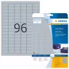 Isekleepuv printerisilt HERMA Labels A4 30,5x16,9 mm hõbedane kile läikiv 2400 tk