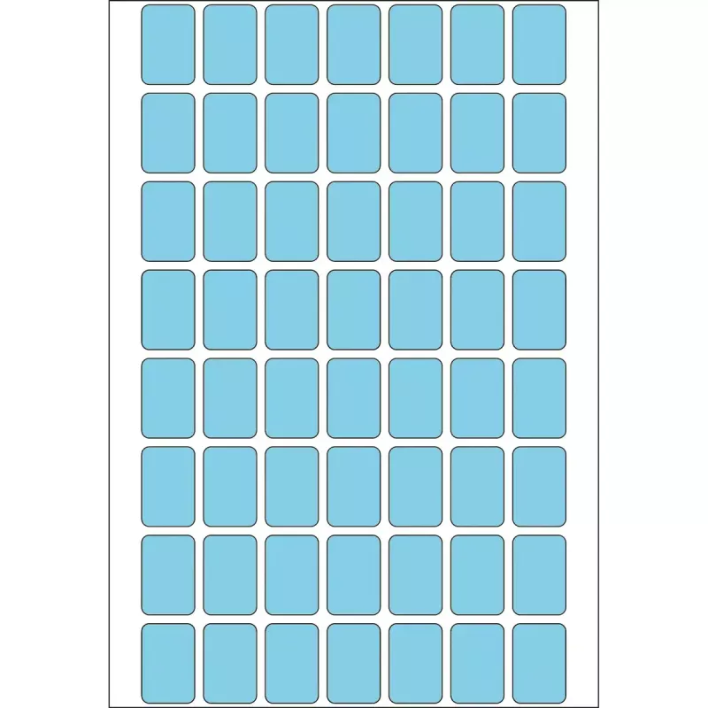 Mitmeotstarbelised sildid HERMA 12x18 mm sinine paber matt käsitsi kiri