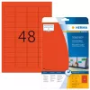 Isekleepuv printerisilt HERMA Coloured Labels A4 45,7x21,2 mm punane