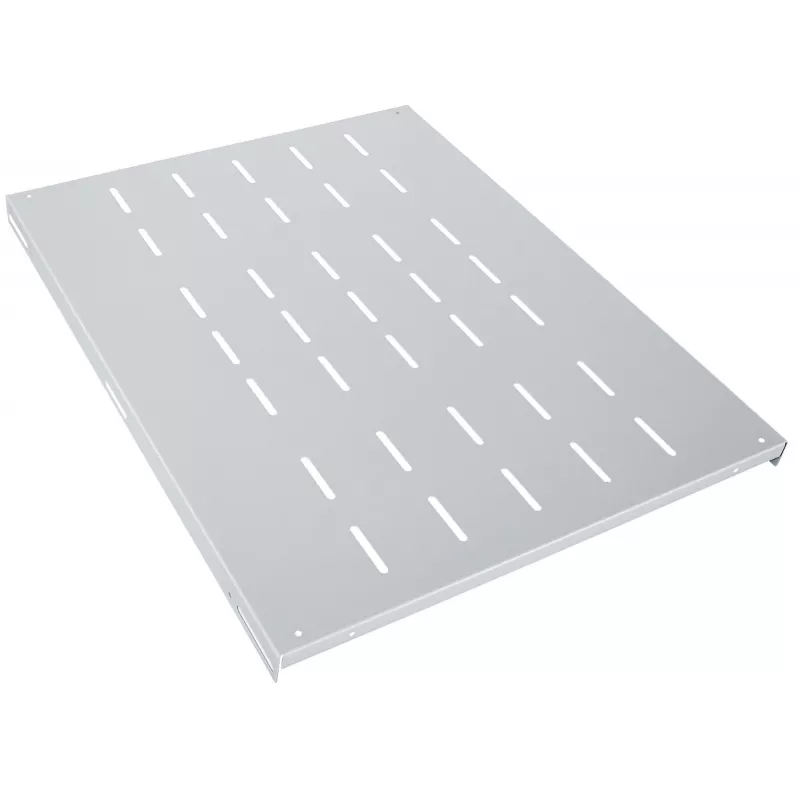 Intellinet 19-tolline fikseeritud riiul, 1U, 800 mm sügavus, vastupidav, max 100 kg, hall