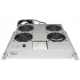 Intellinet 4-ventilaatoriga ventilatsiooniseade 19-tollistele riiulitele, katusepaigaldus, termostaadiga, hall