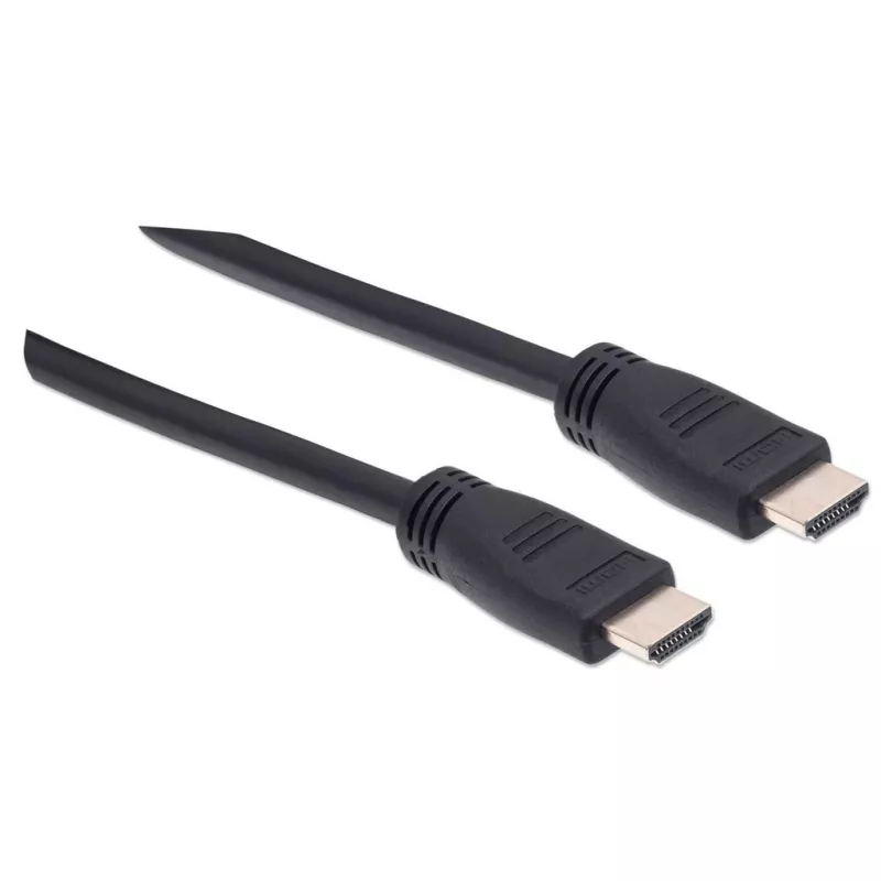 Manhattan HDMI 4K@60Hz kaabel Ethernetiga - CL3 reitinguga, 8 m, sobib seina sisse paigaldamiseks, KÕIGEKS 4K ja 1080p/HD kasutuseks - kui uuendate nüüd või hoiate seda käepärast, kui vajate, Isane-Isane, Must, Ultra HD 4k x 2k, Eluaegne garantii, Premium High Speed