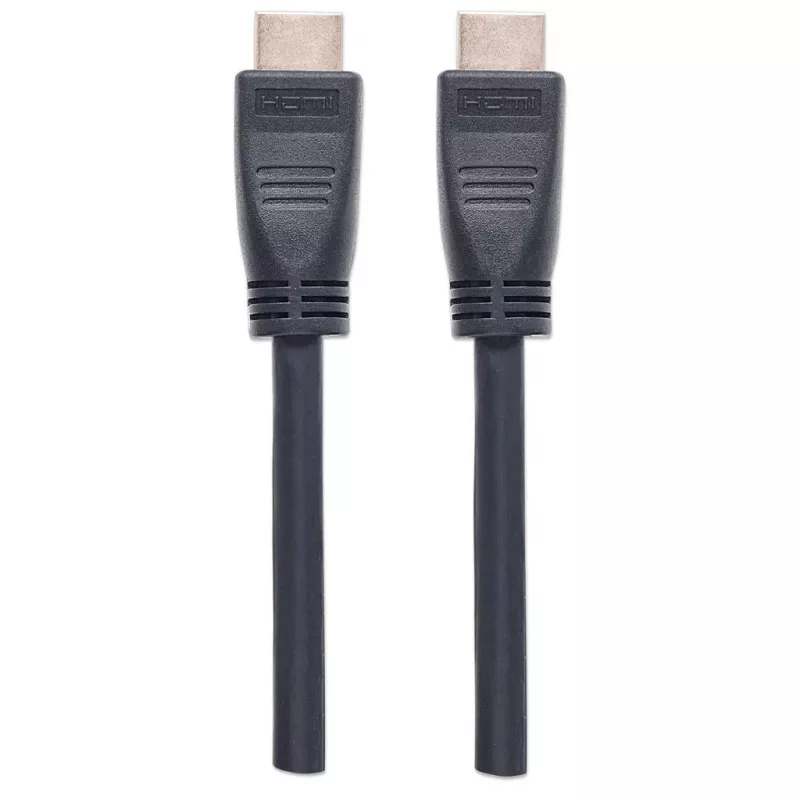 Manhattan HDMI 4K@60Hz kaabel Ethernetiga - CL3 reitinguga, 8 m, sobib seina sisse paigaldamiseks, KÕIGEKS 4K ja 1080p/HD kasutuseks - kui uuendate nüüd või hoiate seda käepärast, kui vajate, Isane-Isane, Must, Ultra HD 4k x 2k, Eluaegne garantii, Premium High Speed