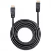Manhattan HDMI 4K@60Hz kaabel Ethernetiga - CL3 reitinguga, 8 m, sobib seina sisse paigaldamiseks, KÕIGEKS 4K ja 1080p/HD kasutuseks - kui uuendate nüüd või hoiate seda käepärast, kui vajate, Isane-Isane, Must, Ultra HD 4k x 2k, Eluaegne garantii, Premium High Speed