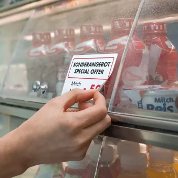 Isekleepuv silt HERMA 4577 eemaldatav valge