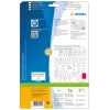 Aadressisildid Premium HERMA A4 63,5x33,9 mm 600 tk