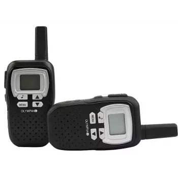 Kahesuunaline raadio Olympia PMR 1208 8 kanalit 446 MHz Must