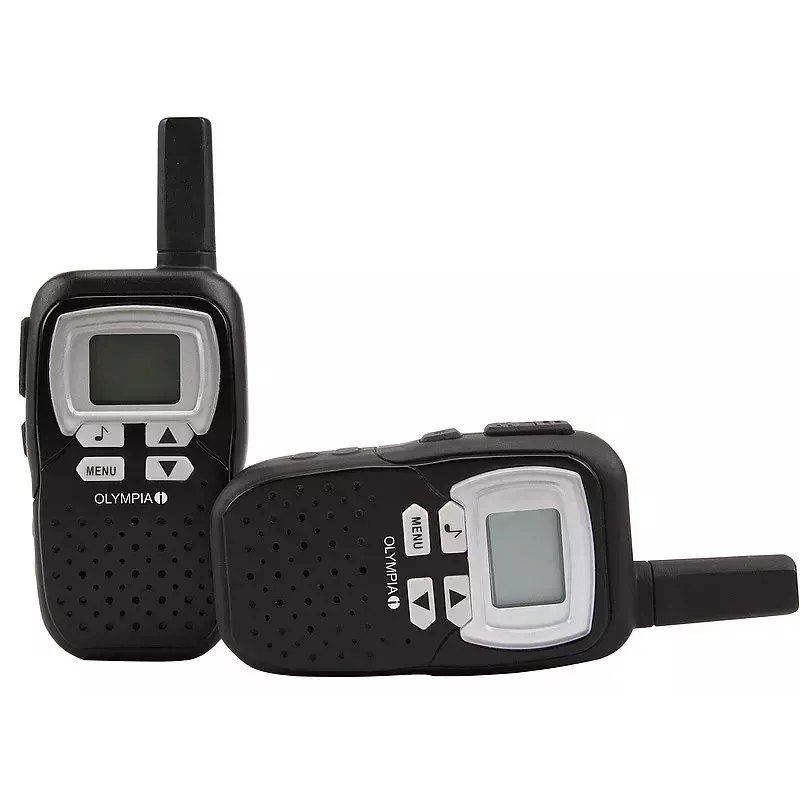 Kahesuunaline raadio Olympia PMR 1208 8 kanalit 446 MHz Must