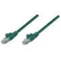 Intellinet võrgukaabel, Cat5e, 10m, roheline, CCA, U/UTP, PVC, RJ45, kullatud kontaktid, takerdumisvastane, kaitsemuhv, eluaegne garantii
