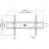 Manhattan Wall Mount for TV & Monitors (Tiltable), For screens 37 inch to 75 inch, VESA compatibility: all between 200x200mm to 800x400mm - check the dimensions of the four mounting holes on back of screen to ensure it fits, Max 75kg, Must, Bracket