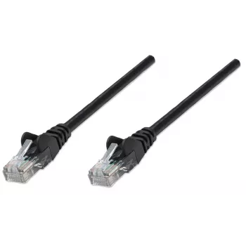 Intellineti võrgukaabel, Cat6, 15 m, must, CCA, U/UTP, PVC, RJ45, kullatud kontaktid, takerdumisvastane, kaitsemuhviga, eluaegne garantii