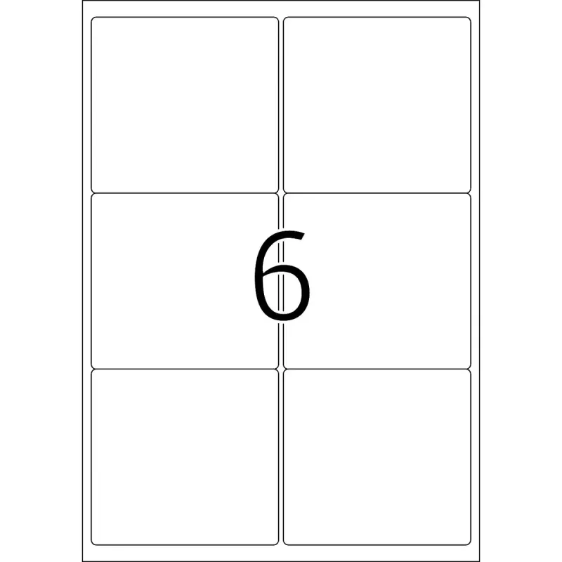 Aadressisildid Premium HERMA A4 99,1x93,1 mm 600 tk