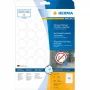Isekleepuv silt HERMA 4571 eemaldatav valge 960 tk