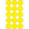 Mitmeotstarbelised sildid HERMA 2271 ümmargused kollased Ø 32 mm 480 tk