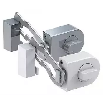Lukustusriiv Olympia RS 50R — valge, kõrgus 27 mm, sügavus 128 mm, kaal 1,04 kg